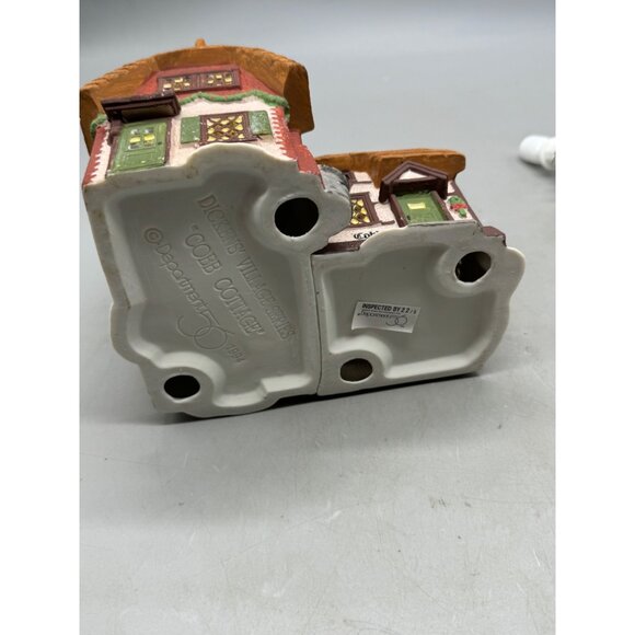 Dept 56 Heritage Village Collection Cobb Cottage Lighted Porcelain House READ - Picture 8 of 8